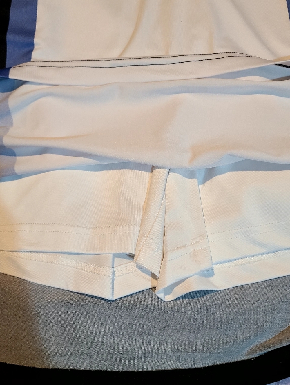 GOLFTINI Stability Skort Blue White Striped Performance NWT - Picture 4 of 7